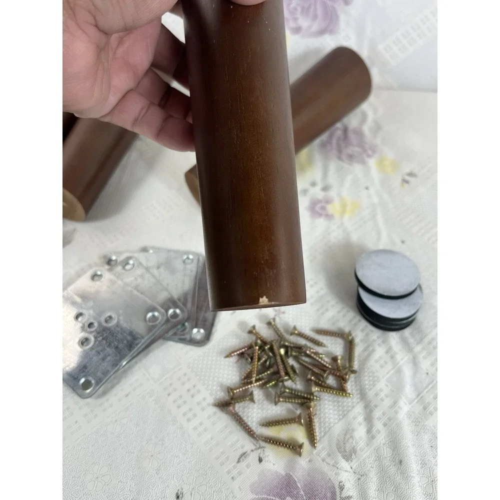 Angled Furniture Legs 8 Inch Slanted Wood Legs for Ottoman Bench Coffee‎ Table
